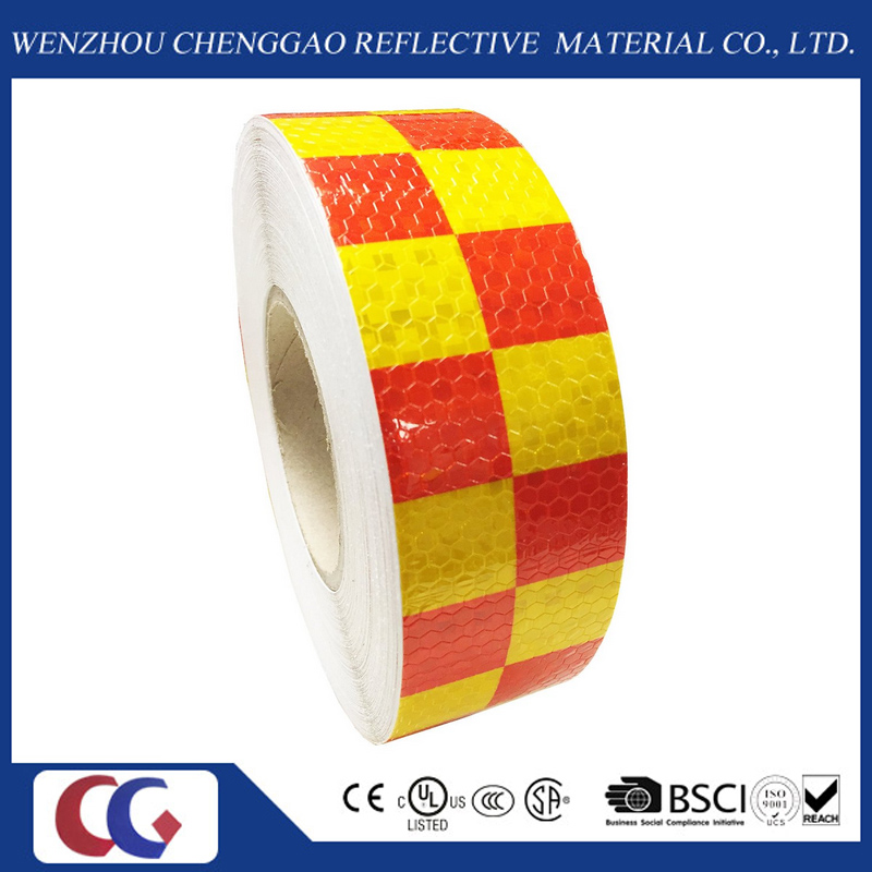 Vehicle Conspicuity Grid PVC Reflective Tape with Crystal Lattice (C3500-G)