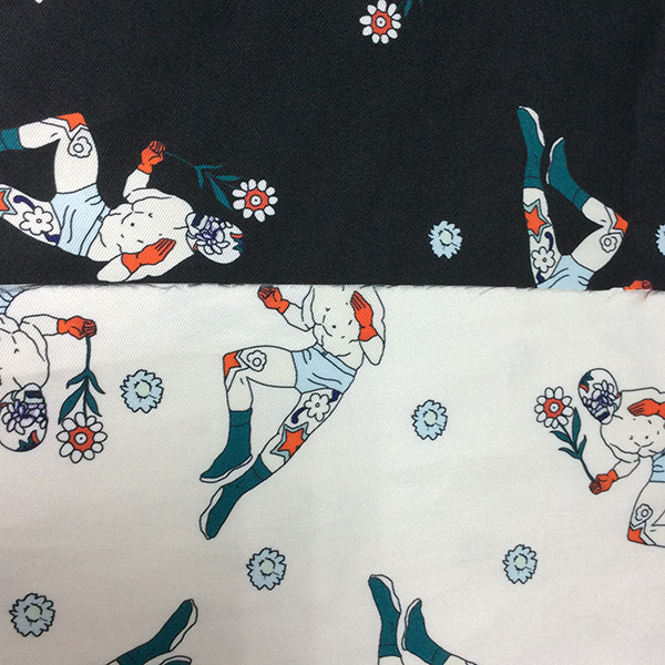 185GSM Printed Polyester Twill Garment/ Home Textile Fabric