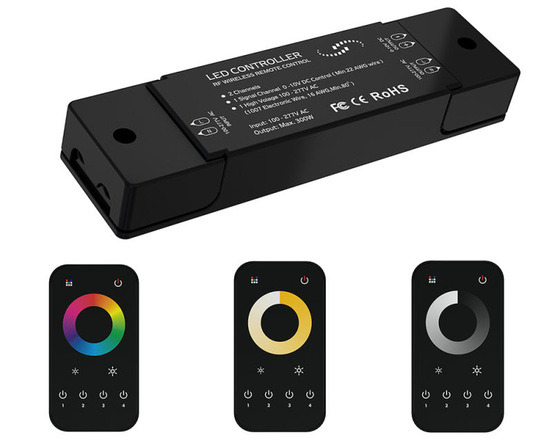 New Single Color/W+Ww/RGB 2.4G Wireless Grouping LED Controller with Ce RoHS FCC