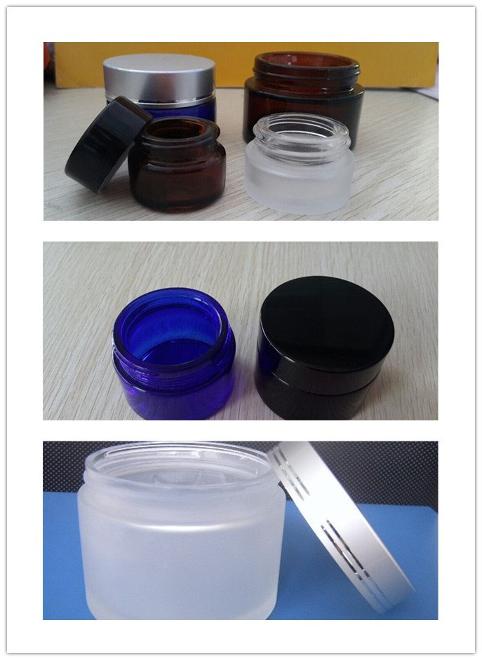 5ml, 50ml Amber Glass Cream Jar