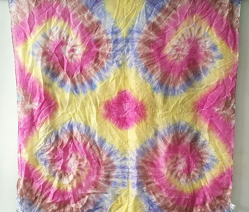 Miss Elegant Silk Paj Tie-Dye Scarves Restoring Ancient Ways