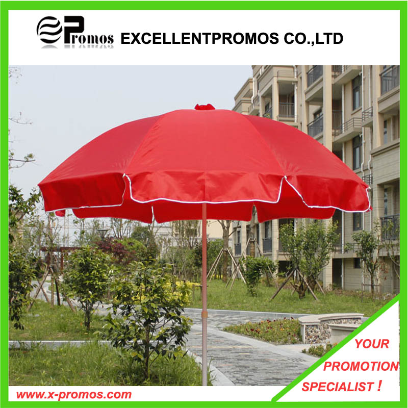 Promotional Logo Printed Wood Handle Custom Umbrella (EP-U6232)