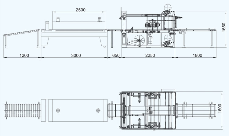 Automatic Full Close Floorings Sealing & Shrink Wrapping Machine