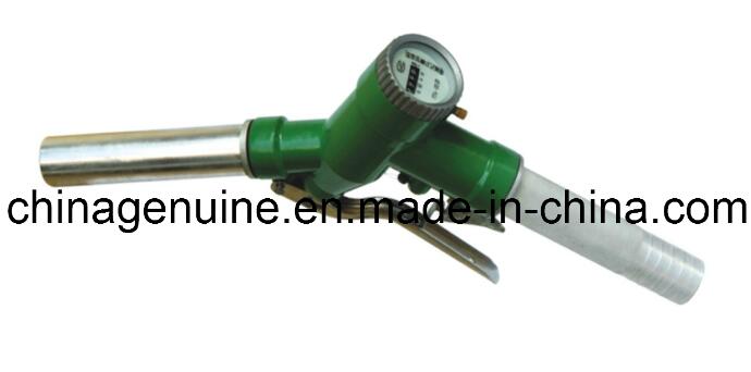 Zcheng Manual Mechanical Fuel Dispenser Nozzle with Meter Zcn-32