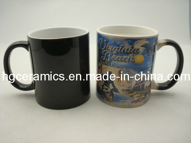 11oz Magic Mug, Black Color Change Mug