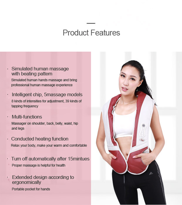 Digital Display Tapping Medical Equipment Massager Shawl