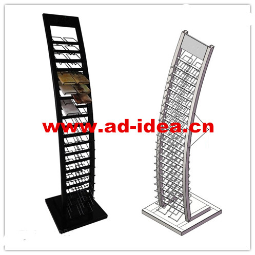 Artificial Quartz Stone Counter Top Exhibition Stand/Metal Display for Tile