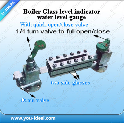 Reflex Glass Level Indicator-Transparent Glass Boiler Water Level Meter