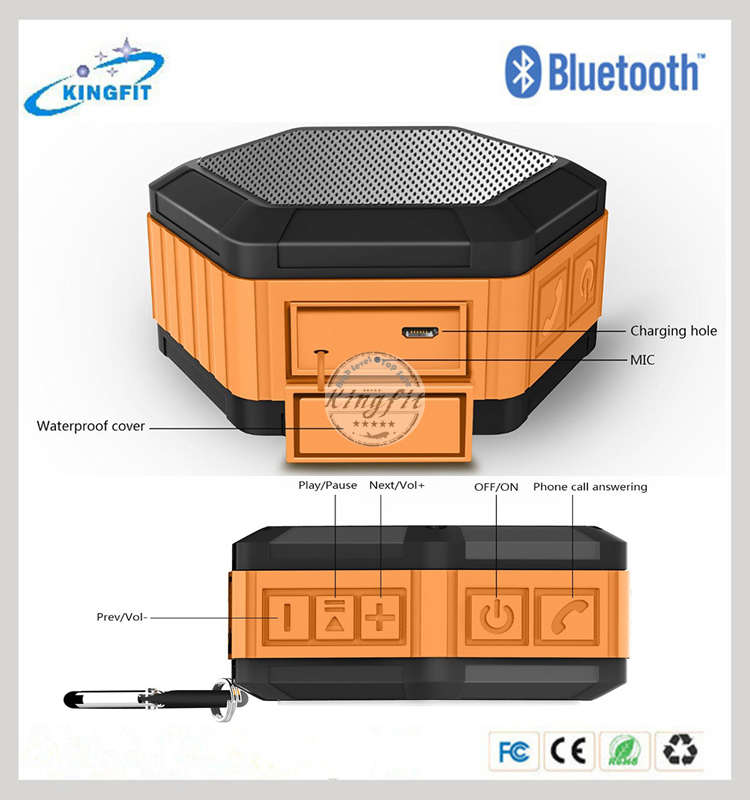 New Design Waterproof Bluetooth Speaker