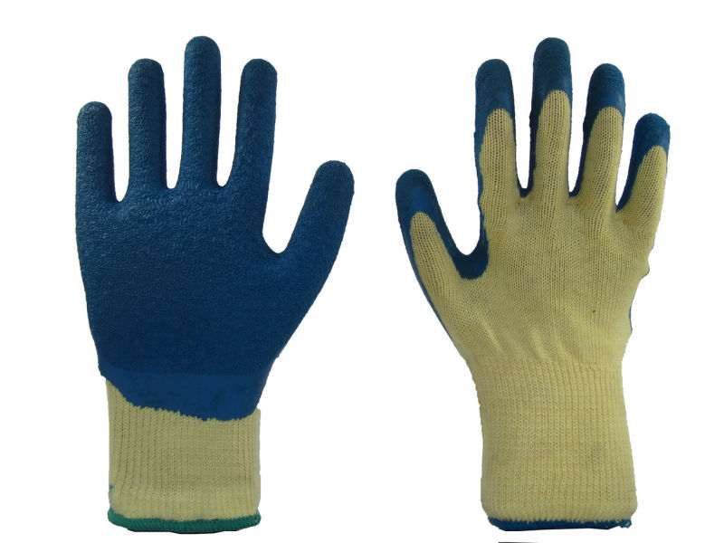 Latex Coated Industrial Labor Protective Safety Work Gloves (LS504)