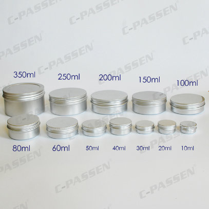 100g Alunimum Screw Jar for Cosmetic Cream Packaging