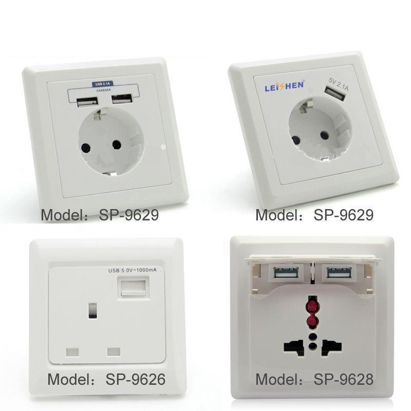 High Quality Hot Sales USB Wall Switches Socket