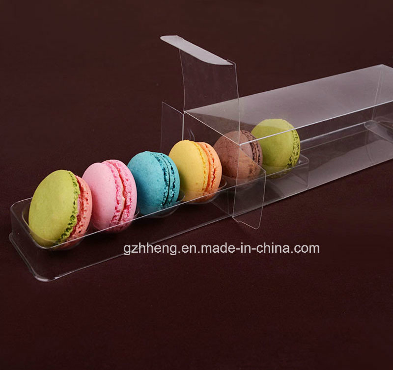 Clear Plastic Macaron Packing box (cake package)