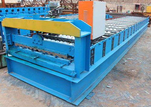 Color Tile Sheet Roll Forming Machine in Russian