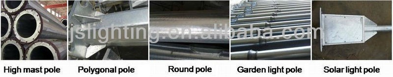 Hot-DIP Galvinized 6m Solar Lamp Post Prices of Steel Poles