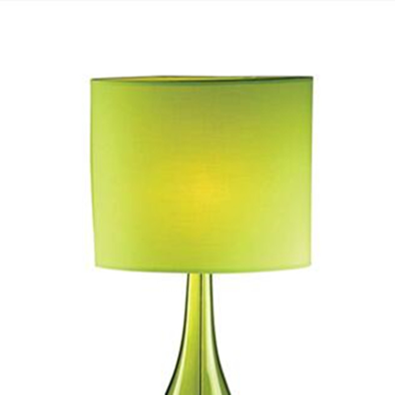 Unique Design Green Glass Bedside Decorative Table Lamp