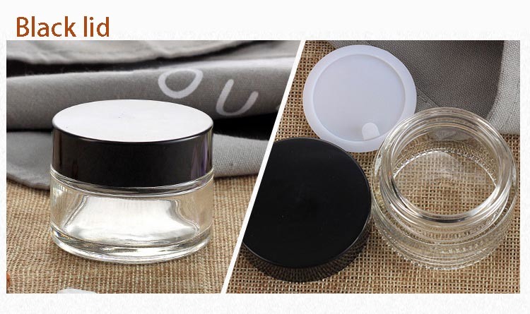 Cosmetic Packaging Jar with Aluminum Cap (NBG18)