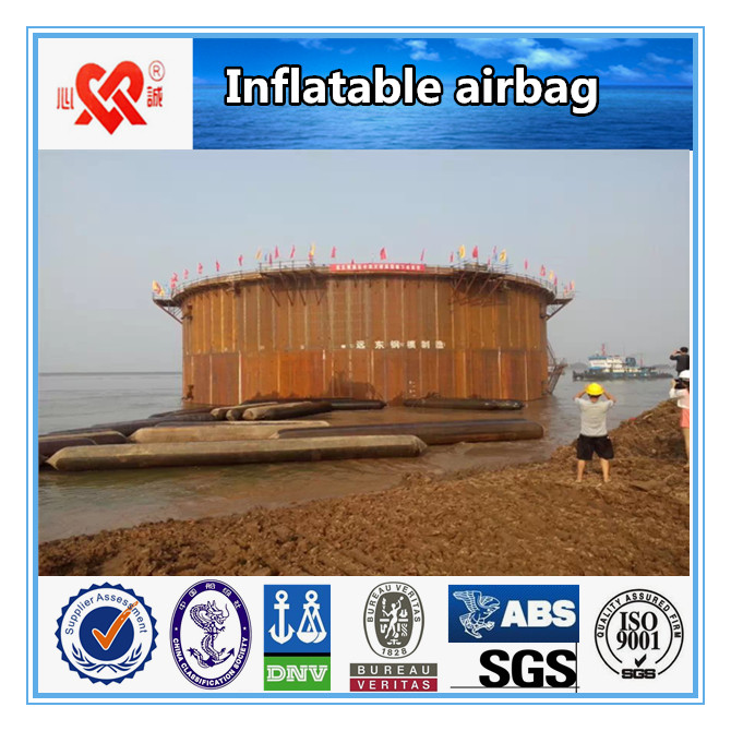 Inflatable Natuaral Rubber Production Ship Lifting Rubber Airbag