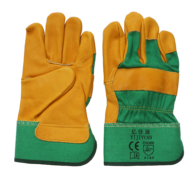 10.5 Inch Cow Top Grain Leather Work Gloves