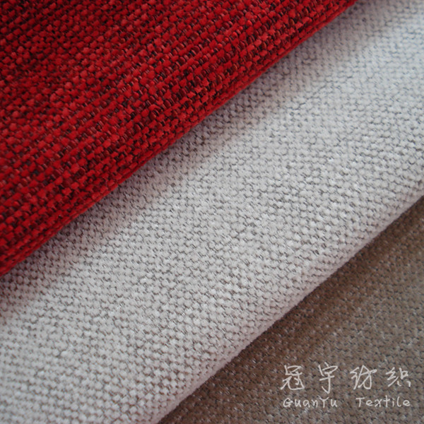 Polyester Chenille Coated Home Decoration Sofa Fabric