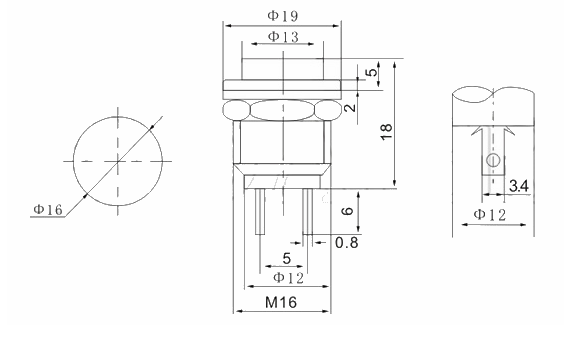 Roker Switch Push Button Switch High Quality Switch