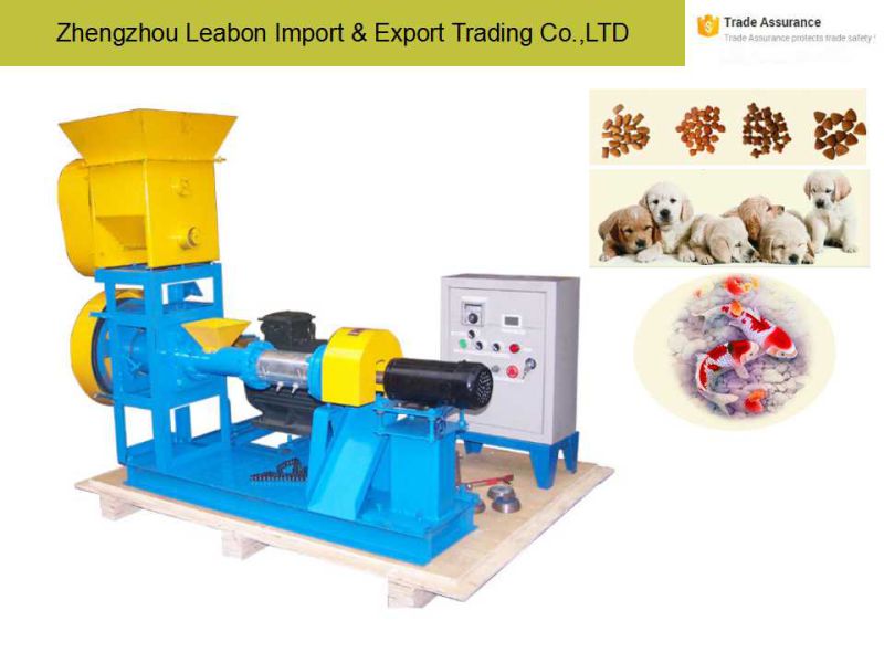 Dry Type Fish Pellet Extruder Machine Various Model and Shape Pet Food Processing