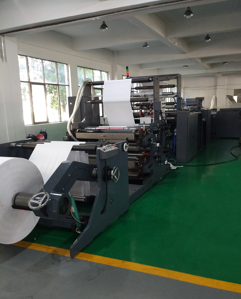 4.6.8 Colors Exercise Book Making Machine Flexo Printing Machine Ruling Machine for Notebooks