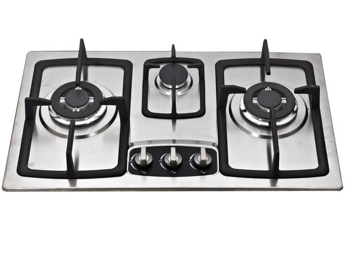 Cast Iron Pan Supporter 3 Gas Burner, Gas Cooker