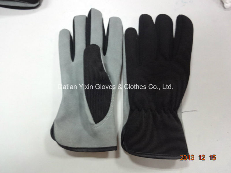 Micro Fiber Glove-Safety Glove-Cheap Glove-Industrial Glove-Work Glove-Leather Glove