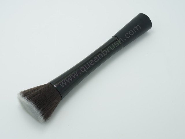 Metal Handle Flat Loose Powder Makeup Brush