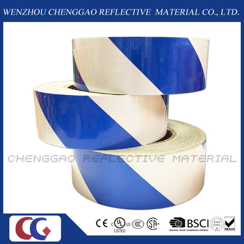 Blue and White Untearable Reflective Sticker for Advertisement (C1300-S)