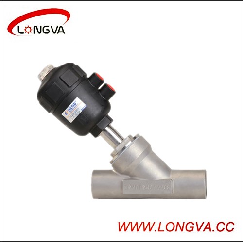 Wenzhou Supplier Pneumatic Threaded Angle Seat Valve