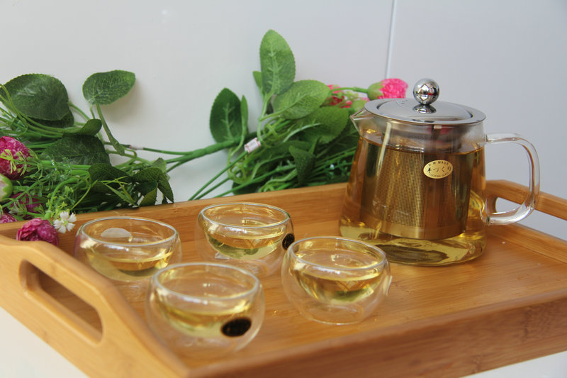 Heat Resistant Glass Tea Pot