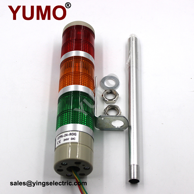 Yumo STP5 Series 3 Layer Warning Lamp Traffic LED Tower Warning Light Without Buzzer