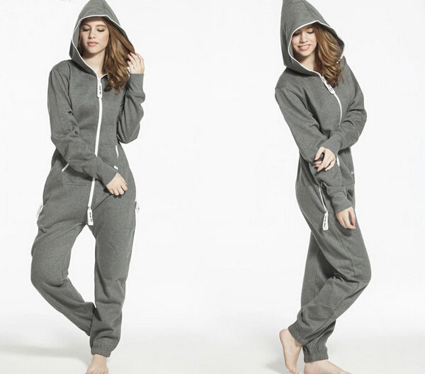 Winter Warm Casual Cotton Jumpsuit for Women