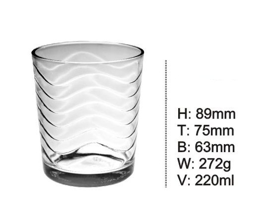 Set Home Gift Promotion Glass Cup Hiqh Quality Kb-Hn0116