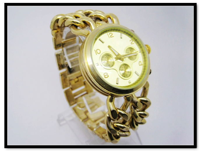 Hanglee-1530 Hot Sell Top Gold Alloy Watch