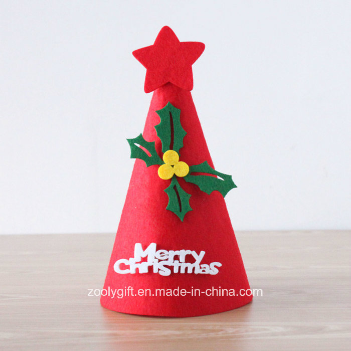 Folded Packaging Die Cut Felt Decoration Christmas Tree Ornament