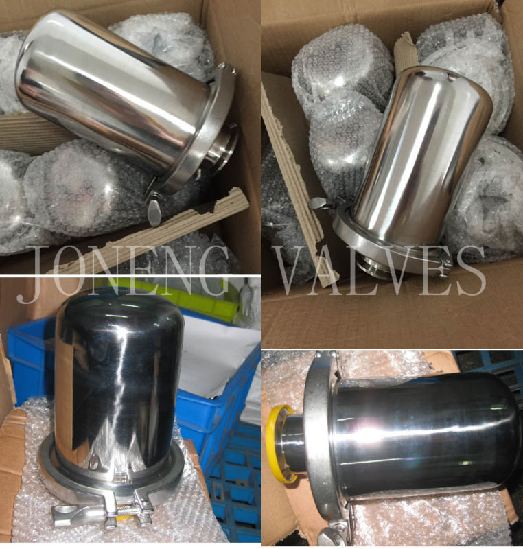 Stainless Steel Inox Straight Type Hygienic Rebreather (JN-SP1003)