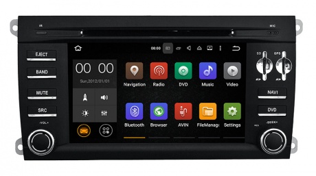 Android 5.1 Auto GPS Navigation for Prosche Cayenne DVD Player with WiFi Connection Hualingan