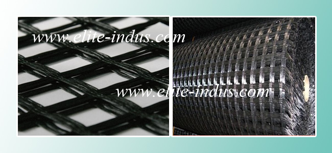 Asphalt Pavement Fiberglass Geogrids for Dam Aiport Runway Foundation