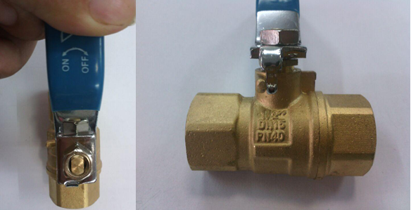 Pn40 Full Bore Brass Ball Valve (YD-1017)