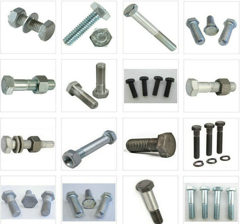 DIN 933 Zinc Bolt of 4.8 Grade