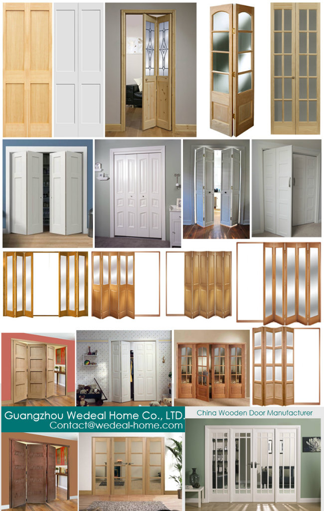 Accordion Folding Passage/Closet/Laundry French Wooden Doors