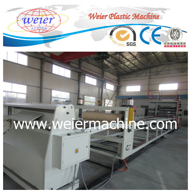 2016 New PVC Marble Sheet Profile Plate Extruder