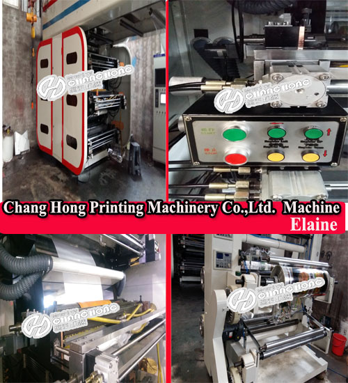 6 Colorsroll to Roll Woven Flexo Printing Machine