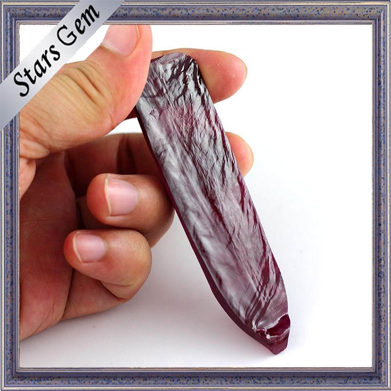 Wholesale #5 Red Corundum Synthetic Ruby Rough