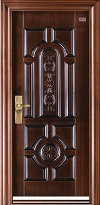 Copper Surface Steel Security Door