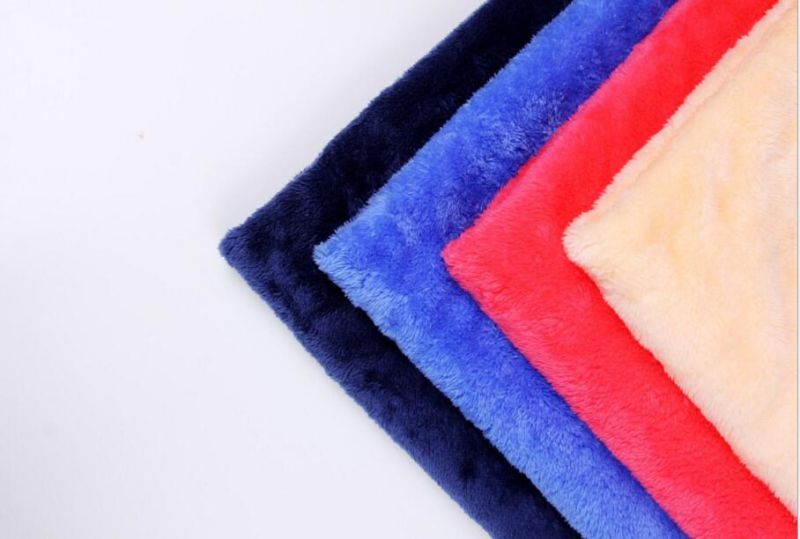 100% Polyester High Quality Flannel Fleece Fabric