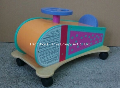 New Design Factory Supply Ride on Glide-Wooden Plane with Wheels